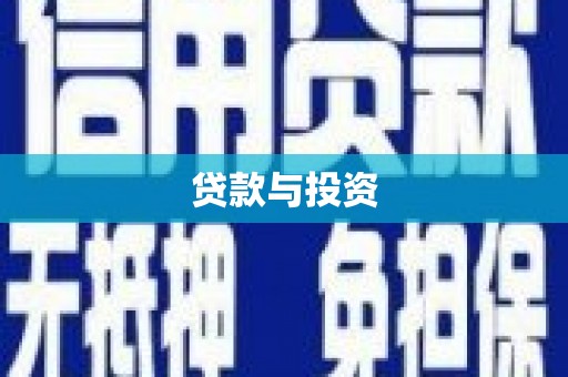 仁布贷款与投资