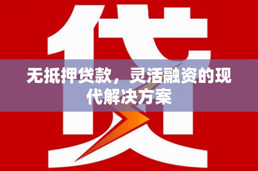 仁布无抵押贷款，灵活融资的现代解决方案